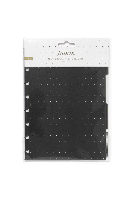 Filofax A5 Refillable Notebook Dividers - Moonlight