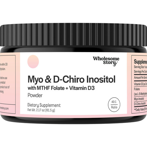 Inositol Supplement Powder with MTHF Folate + Vitamin D3 | Myo-Inositol & D-Chiro Inositol | Hormonal Balance & Healthy Ovarian Support | Vitamin B8 | Alternative to Inositol Capsules | 30-Day Supply Inositol Supplement Powder with MTHF Folate + Vitamin D3 | Myo-Inositol & D-Chiro Inositol | Hormonal Balance & Healthy Ovarian Support | Vitamin B8 | Alternative to Inositol Capsules | 30-Day Supply