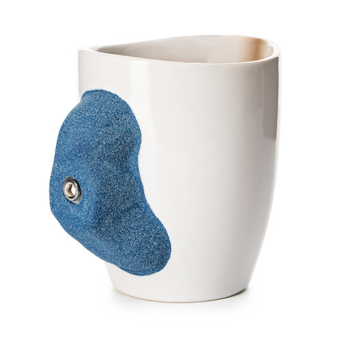Rock Climbing mug-14 oz Glazed with Real Blue Color Climber Handle Hold, Mountain Climbing Gifts & Accessories Pinch Holder Cup, Coffee Tea & More, Strengthens your fingers, Perfect and Great Gift Rock Climbing mug-14 oz Glazed with Real Blue Color Climber Handle Hold, Mountain Climbing Gifts & Accessories Pinch Holder Cup, Coffee Tea & More, Strengthens your fingers, Perfect and Great Gift