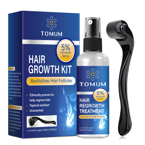 5% Minoxidil Hair Growth for Men and Women: Minoxidil Spray Kit - Extra Strength Hair & Beard Regrowth Treatment Serum Stop Thinning and Lossing Hair - Increase Thickness and Volume 100Ml