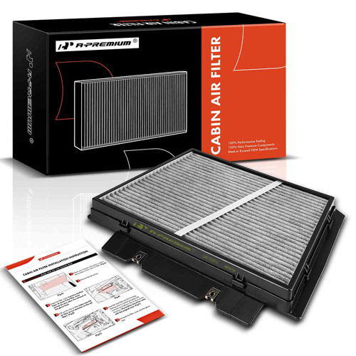 A-Premium Under Hood Cabin Air Filter with Activated Carbon Compatible with Ram ProMaster 1500, ProMaster 2500, ProMaster 3500, 2014-2023