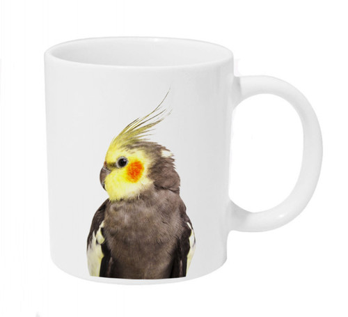 Curious Cockatiel Coffee or Tea 11oz Mug