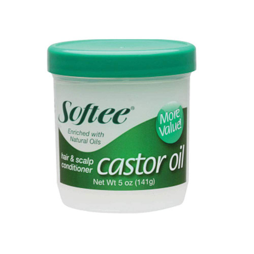 Softee Castor Oil Hair & Scalp Conditioner 5 Oz,Pack of 6