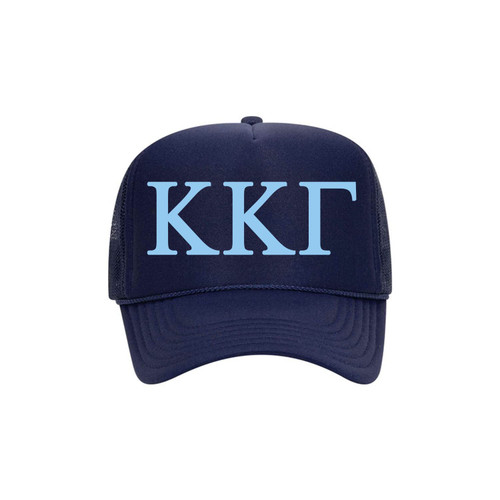 Kappa Kappa Gamma Sorority Trucker Hat - Navy Kappa Cap - KKG Gifts Kappa Kappa Gamma Sorority Trucker Hat - Navy Kappa Cap - KKG Gifts