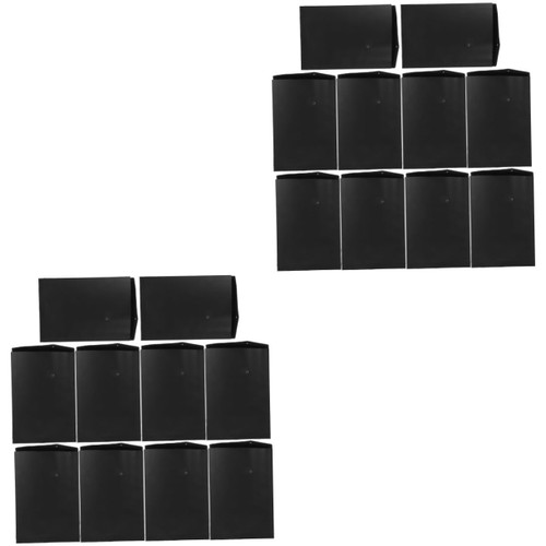 20 Pcs Kraft Paper Portfolio File Folder Bill Storage Pocket Document Organizer Envelope Document Folder File Jacket Office Supplies Folders A4 Envelopes File Holder Button