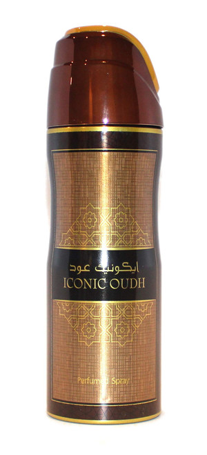 Iconic Oudh - Deodorant Perfumed Spray (200 ml/6.67 fl.oz) by Lattafa-3 pack
