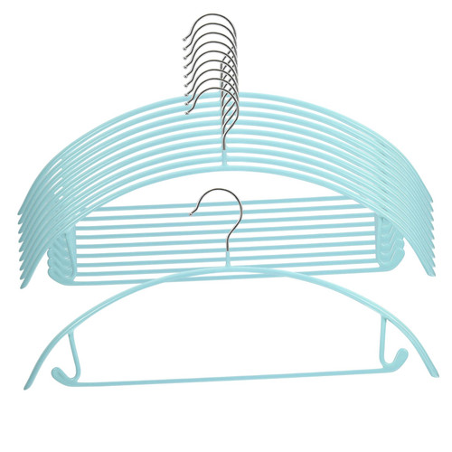 Garneck 10Pcs Clothing Support Shirt Hangers Dipping Storage Hanger Semicircle Stainless Steel Wardrobe Clothes Hanger Rack Multifunction Household Kids Clothes Hangers Bold Iron