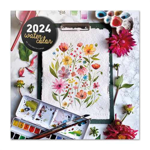 Grupo Erik Watercolor Wall Calendar 2024 12" x 12" | 12 Month Planner | Square Wall Calendar 2024 | Family Planner Calendar 2024 | Art Calendar 2024 | Calendar 2024 Art Grupo Erik Watercolor Wall Calendar 2024 12" x 12" | 12 Month Planner | Square Wall Calendar 2024 | Family Planner Calendar 2024 | Art Calendar 2024 | Calendar 2024 Art