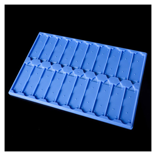 XuuSHA Microscope Accessories kit Slide Preparation camer 2PCS Microscope Slide Specimen Capacity 20 Slide Storage Box Microscope Accessories (Color : Blue)