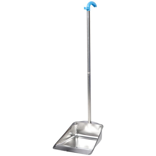 Ipetboom Stainless Steel Trash Shovel Kitchen Dustpan Upright Lobby Dustpan Garbage Dustpan Upright pan Trash Cleaning Handheld Broom and Dustpan Garbage Shovel Heavy Plastic Tray Office