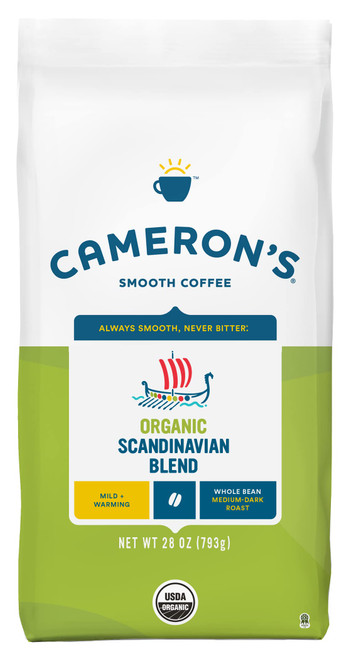 Cameron's Coffee Roasted Whole Bean Coffee, Scandinavian Blend, 28 Ounce, (Pack of 1) Cameron's Coffee Roasted Whole Bean Coffee, Scandinavian Blend, 28 Ounce, (Pack of 1)