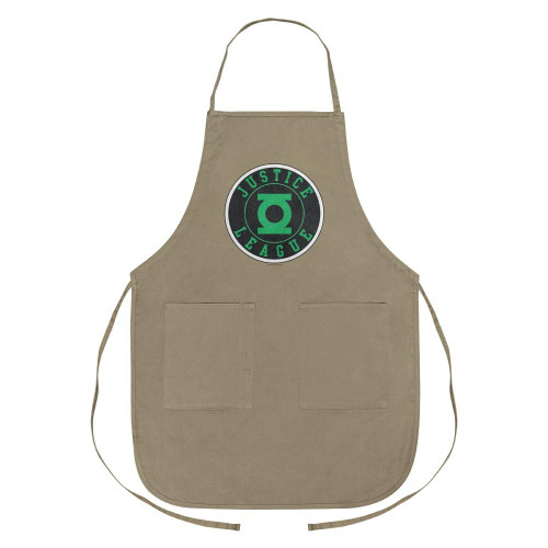 GRAPHICS & MORE Justice League Green Lantern Athletic Logo Apron with Pockets