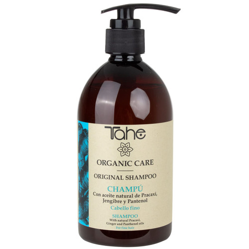 Tahe Organic Care Original Shampoo for Fine Hair with Natural Pracaxi Oil, Ginger and Panthenol (500 ml)