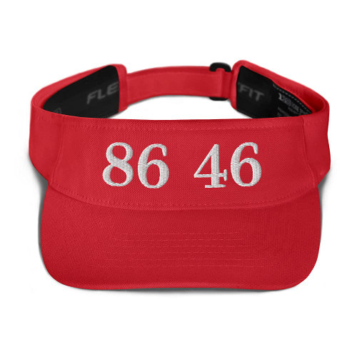 Anti Joe Biden Hat, 86 46 (Embroidered Visor)