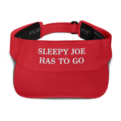 Sleep Joe Has to Go Hat (Embroidered Visor)