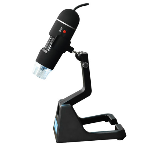 HOMSFOU 2 USB Magnifier Microscope USB Magnifying Glass USB Digital Portable Microscope Led Magnifying Glass Pocket Magnifying Glass Mini Electronic Electron Microscope