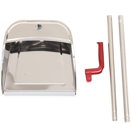 Yardwe Garbage Shovel Kitchen Sweeping Dustpan Dog Waste Trash Can Lobby Dustpan Dog Pooper Scooper Handled Dustpans Pans with Handle Lobby Dust Pans Broom Ladle Iron Does Not Rust Office