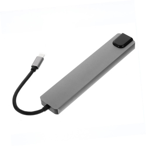 STOBOK 1pc Computer Docking Station USB Docking Station Type- Hub Docking Station Type- USB Hub Type Adapter Laptop Docking Station Computers Laptops USB Adapter Monitor Universal Plastic