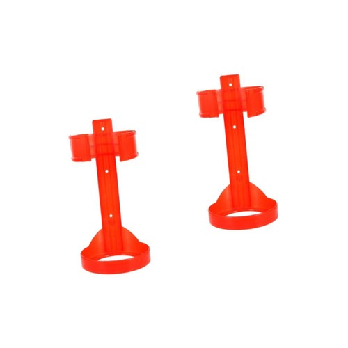 Angoily 2pcs Fire Extinguisher Hanger Fire Extinguisher Storage Fire Extinguisher Wall Mount Fire Extinguisher Mount Fire Extinguisher Brackets Multifunction Plastic Storage Rack