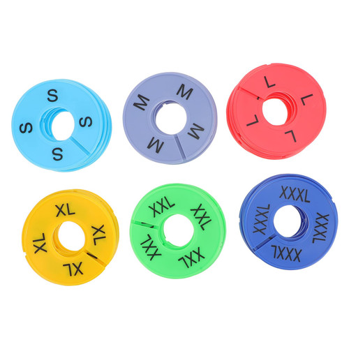 Cabilock 60pcs size separator baby clothes dividers shelf hanger wardrobe dividers clothing hanger divider closet shelf dividers nursery closet divider Splitter double sided plastic