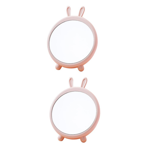 FOMIYES 2 pcs Vanity Mirror Mirrors Small Dresser Mirror Wall Hanging Mirror Tabletop Makeup Mirror Household Makeup Mirror Student Full Length Mirror Plastic Cosmetic