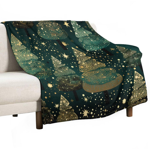Blanket Green Gold Sparkle Merry Christmas Tree Plush Throw Fleece Blanket Winter Christmas Ultra-Soft Micro Fleece and Warm Cozy Lightweight Throw Blankets for Home Bed Couch 40"x50" Blanket Green Gold Sparkle Merry Christmas Tree Plush Throw Fleece Blanket Winter Christmas Ultra-Soft Micro Fleece and Warm Cozy Lightweight Throw Blankets for Home Bed Couch 40"x50"