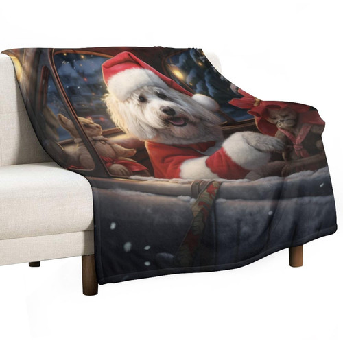 Christmas Puppy Christmas Blanket Red Truck Puppies Throw Blankets 40"x50" Flannel Fleece Throw Blanket for Couch Sofa Bed for Adults Kids Boys Teens Gift Birthday Gift Christmas Fleece Blanket Christmas Puppy Christmas Blanket Red Truck Puppies Throw Blankets 40"x50" Flannel Fleece Throw Blanket for Couch Sofa Bed for Adults Kids Boys Teens Gift Birthday Gift Christmas Fleece Blanket
