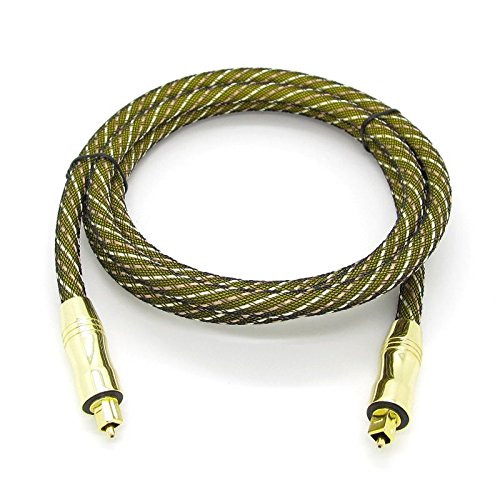 5ft / 1.5M Premium Toslink Digital Optical Audio Cable S/PDIF