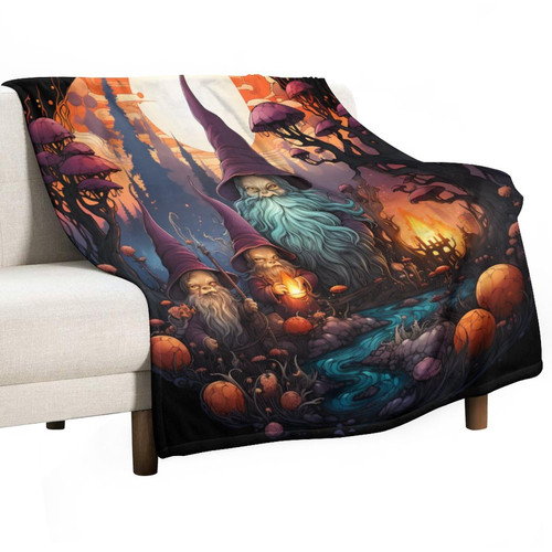 Soft Blankets and Throws for Sofa Gnomes Halloween Soft Cozy Microfiber Throw Blanket Happy Halloween Blanket 40"x50" for Couch Sofa Bed for Adults Kids Boys Teens Gift for Kids and Adults Soft Blankets and Throws for Sofa Gnomes Halloween Soft Cozy Microfiber Throw Blanket Happy Halloween Blanket 40"x50" for Couch Sofa Bed for Adults Kids Boys Teens Gift for Kids and Adults