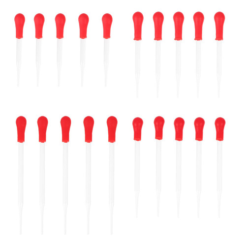 20pcs Dropper Glass Transfer Pipettes Dropping Pipettes Laboratory Pipettes Glass Pipettes Straw Liquid Silica Gel