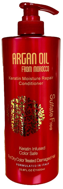 Argan Oil from Morocco Keratin Moisture Repair Conditioner, 33.8 fl.oz. (1000 ml) Argan Oil from Morocco Keratin Moisture Repair Conditioner, 33.8 fl.oz. (1000 ml)