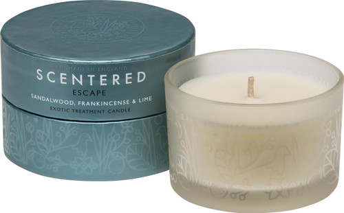 Scentered Escape Scented Candles Gifts for Women - Aromatherapy Candle with Clove, Oud, Cedarwood Essential Oil - Mindfulness Meditation Accessories - Highly Scented Candles Long Burning