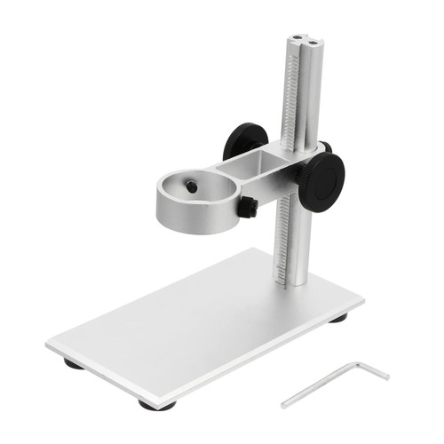 ULTECHNOVO Microscope Stand Microscope Lifting Base Kickstand Microscope Boom Stand USB Microscope Microscopes Microscope Lifting Holder Braces Lifting Frame Aluminum Alloy Desktop
