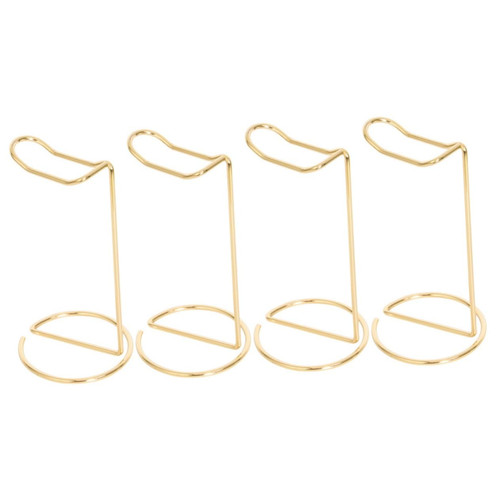 Gatuida 4pcs Simple Headphone Stand Headset Holder Headphone Hanger Headphone Stand for Desk Earphone Display Hanger Headset Rack Headphone Holder Wireless Office Storage Rack Iron