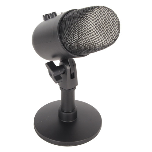 USB Condenser Microphone with RGB Lighting, 360 Degrees Rotatable Condenser USB Microphone for PC, Reverb Processing, DSP Audio Processing System.