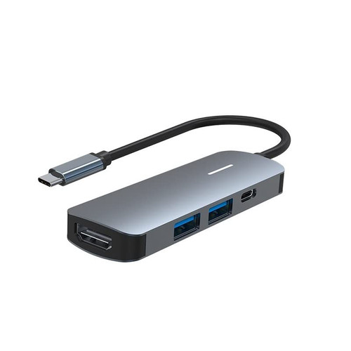 BRASSU Type-C Docking Station to HDMI Adapter PD Charging Docking Station