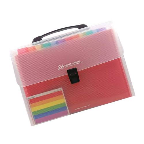 MAGICLULU 1pc Folders Snap Closure Folder Students Accessories Multilayer Folder Paper Packages Button A4 Folder Bag