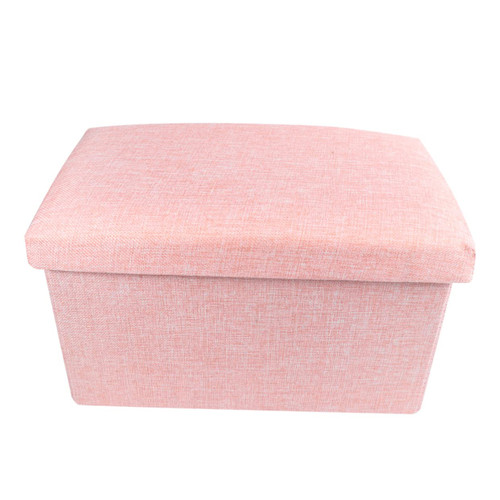 STOBAZA Footstool Storage with Cube Storage Toy Storage Storage Bench with Storage Foot Rest Stool Storage Stool Fabric fold