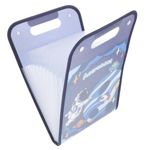TEHAUX 3pcs Portable Folder Business File Document File Folder Bill File Keeper File Briefcase Expandable Folders Lovely File Folder Paper Folder A4 File Keeper Storage Bag Pp Test Paper