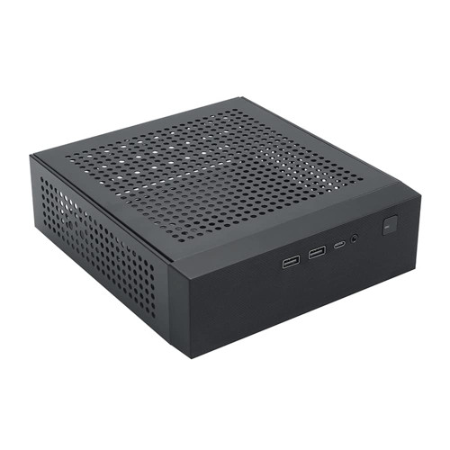 ALOEU 1 Pieces M09 HTPC Host Mini ITX Computer Chassis DC Power Supply Industrial Control Chassis Home Desktop Computer Case