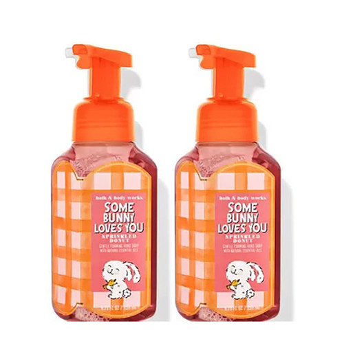 Bath & Body Works Bath and Body Works Sprinkled Donut Gentle Foaming Hand Soap 8.75 Ounce 2-Pack (Sprinkled Donut) 17.5 Ounce