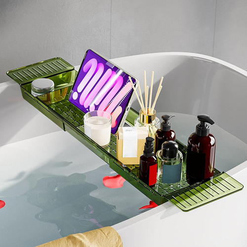 Bathtub Caddy Tray,Expandable Bath Table Over Tub,Multifunctional Bath Rack Tub Organizer, Tub Organizer Holder for Book Wine Phone Bathroom Shower Bathtub Caddy Tray,Expandable Bath Table Over Tub,Multifunctional Bath Rack Tub Organizer, Tub Organizer Holder for Book Wine Phone Bathroom Shower