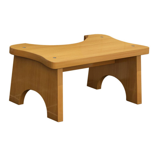 Veemoon 1pc Solid Wood Toilet Stool Small Wooden Footstool Wooden Bedside Step Stool Wooden Step Stool Bathroom Stool Mobility Step Stool Wood Chairs Seat Small Stool Child Household