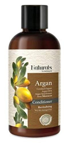 WATSONS Naturals by Watsons Argan Conditioner 100ml-This Conditioner Contains Essential nutrients to Repair Damage and Replenish Moisture to Keep Hair Soft and Supple