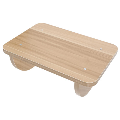 VILLCASE Arc Foot Stool Computer Desk Foot Rest Footrest for Under Desk Under Desk Footrest Foot Stool Foot Rest for Under Desk at Work Foot Rest Cushion Wooden Office Step Stool Solid Wood