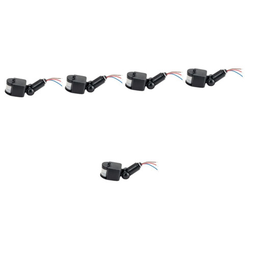 HOMSFOU 5pcs Sensor Light 12 Volt Timer Stuffed Animal Hammock Motion Sensor Light Outdoor Nontendo Switch Sports Hs220 Motion for Lights Motion Sensors Motion Light Abs Hardware