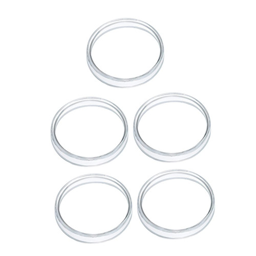 CIYODO 5pcs Petri Dish Pouring Agar Plates Lab Petri Plates Lab Dish Culture Dishes with Lid Tissue Culture Plate Agar Dish Specimen Dish Laboratory Dish 100mm Cell Glass Suite