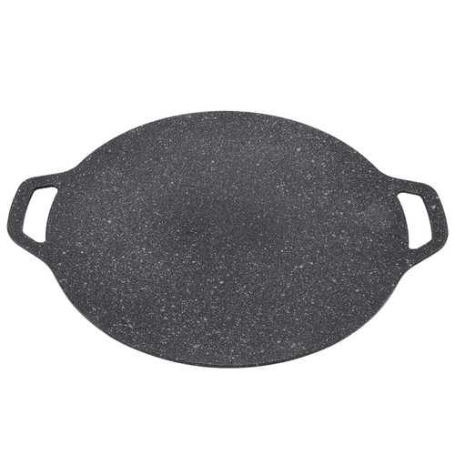 Korean Grill Pan with Nonstick Coating, Korean Style Bbq Grill Pan for Stove Top, Camping Stove, Round Bbq Griddle with Handle for Induction, Gas Stove, Electric Cooktop, Indoor or Outdoor Grilling Korean Grill Pan with Nonstick Coating, Korean Style Bbq Grill Pan for Stove Top, Camping Stove, Round Bbq Griddle with Handle for Induction, Gas Stove, Electric Cooktop, Indoor or Outdoor Grilling