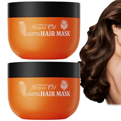 Deep Conditioning Hair Mask For Hair Ends,Magical Hair Mask Smooth, Hair Mask, Hair Repairing for Curly Dry Damaged Hair Conditioner (2PCS)