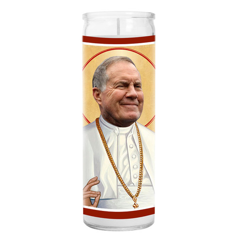 Bill Prayer Candle - Saint Candles - Coach Votive Candle - Handmade in USA - Celeb Novelty Football Gift Bill Prayer Candle - Saint Candles - Coach Votive Candle - Handmade in USA - Celeb Novelty Football Gift